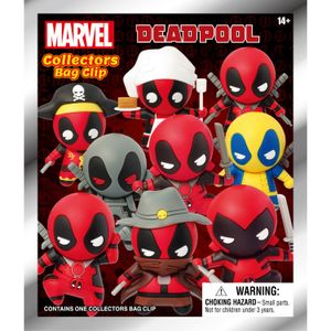 Monogram Marvel Deadpool 3D Foam Bag Clips Series 1